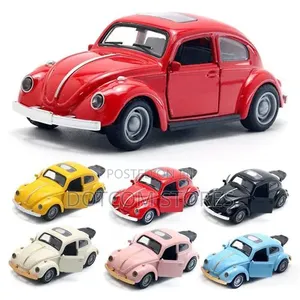 Vintage Atouch Toy Car - Black, Blue, Red