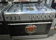 SPJ 90x60cm Cooker - 4 Gas Burners + 2 Electric Plates, Grill, Rotisserie - 1
