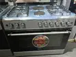 SPJ 90x60cm Cooker - 4 Gas Burners + 2 Electric Plates, Grill, Rotisserie - 2