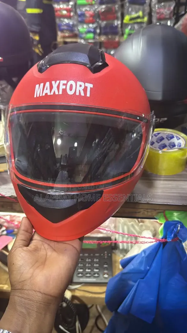 Maxfort Full-Face Motorcycle Helmet - 1