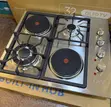 Digiwave DWGC2013S Built-in Hob | 2 Gas Burners + 2 Electric Hot Plates - 1
