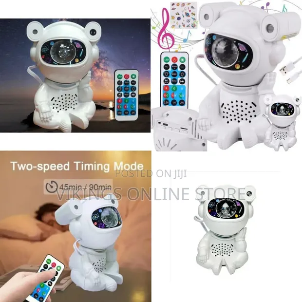 Sitting Astronaut Galaxy Projector with Remote - 1