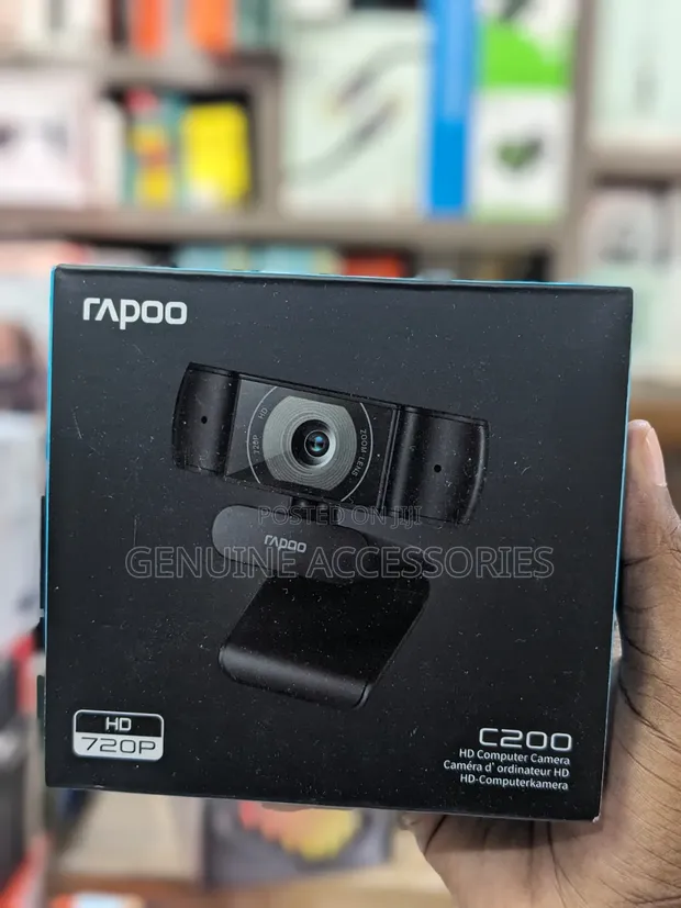 Rapoo C200 720p HD USB Webcam with Microphone - 1