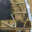 10ft Outdoor Trampoline with Safety Net - 2