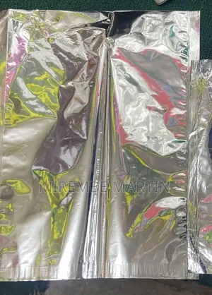 100pcs 2kg Silver Aluminium Packing Bags