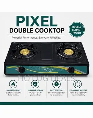 Pixel Double Burner Gas Stove
