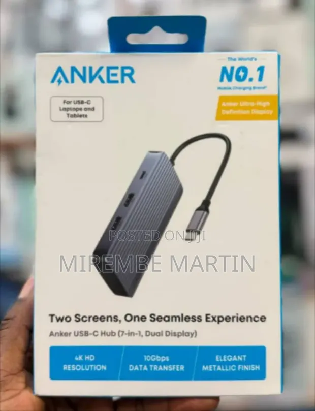 Anker 7-in-1 USB-C Hub (Dual Display) - 1