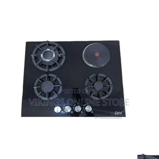 60x60cm Built-in/Stand 3-Gas + 1 Electric Burner Stove - 1