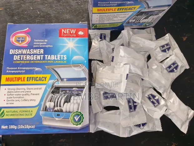 18 PCS Dishwasher Tablets Pack - 1