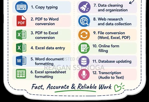 Professional Data Entry and Administrative Services - 1
