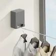 Adjustable 4.2m Wall Mounted Clothes Drying Line - 2