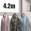Adjustable 4.2m Wall Mounted Clothes Drying Line - 3