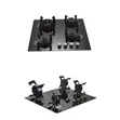 60x60cm Built-in/Stand Support 4-Burner Tempered Glass Gas Stove - 2