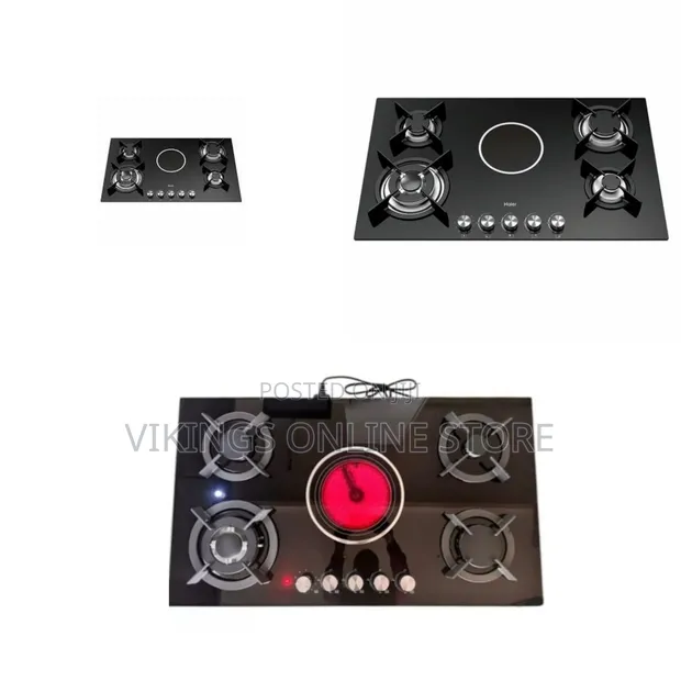 4+1 Hybrid Gas & Electric Hob with Built-in Sensor - 1