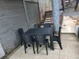 Plastic Dining Table and Chairs Set (Seats 6) - 2