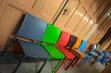 Modern Dining Chairs - Plastic (Gray/Orange/Green/Red) - 2