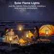 Outdoor Solar Sensor Lights with Flickering Flame Effect - 3