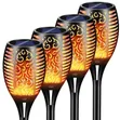 Outdoor Solar Sensor Lights with Flickering Flame Effect - 4