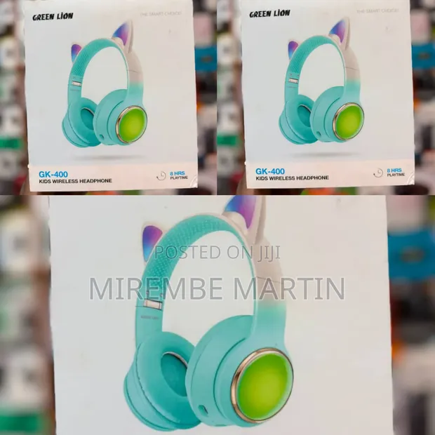 Green Lion GK-400 Kids Wireless Headphones - 1