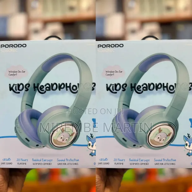 Porodo Soundtec Moose Wireless Kids Headphones - 1