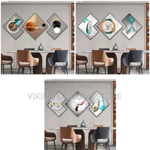 Modern Creative Home Wall Mounted Clock Decorative Painting
