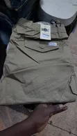 Men's Relaxed-Fit Cargo Trousers - Elastic Waist - 2