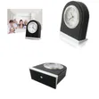 Leather Alarm Clock with Mute Movement - Hotel Table Clock - 2
