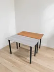 Waterproof Foldable Wooden Dining Table - 2