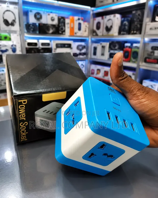 Multi-Functional Power Socket with USB Charging - 1