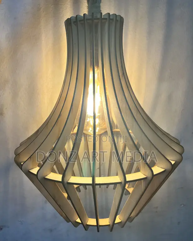 Wooden Lamp Shade for Modern Decor - 1