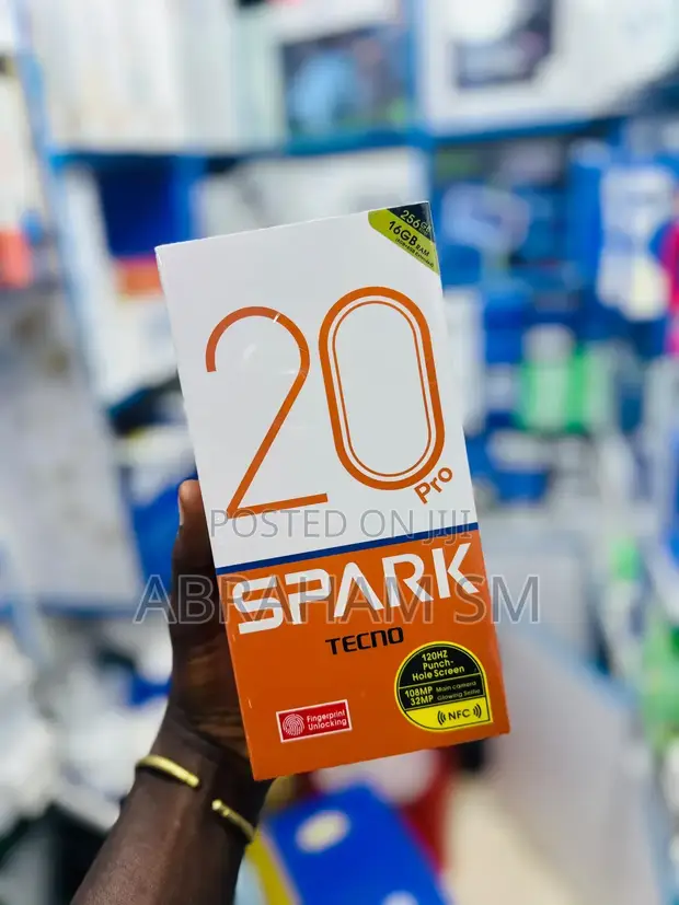 New Tecno Spark 20 Pro 256GB Black - 1