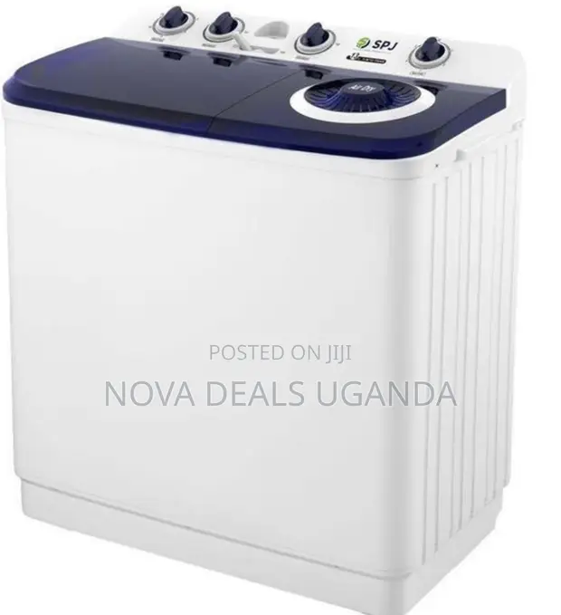 SPJ 12Kg Twin Tub Washing Machine - White - 1