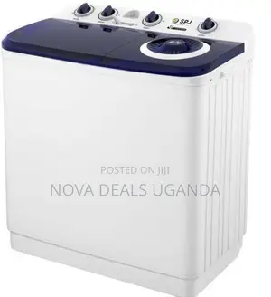 SPJ 12Kg Twin Tub Washing Machine - White