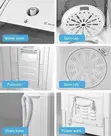 SPJ 12Kg Twin Tub Washing Machine - White - 3