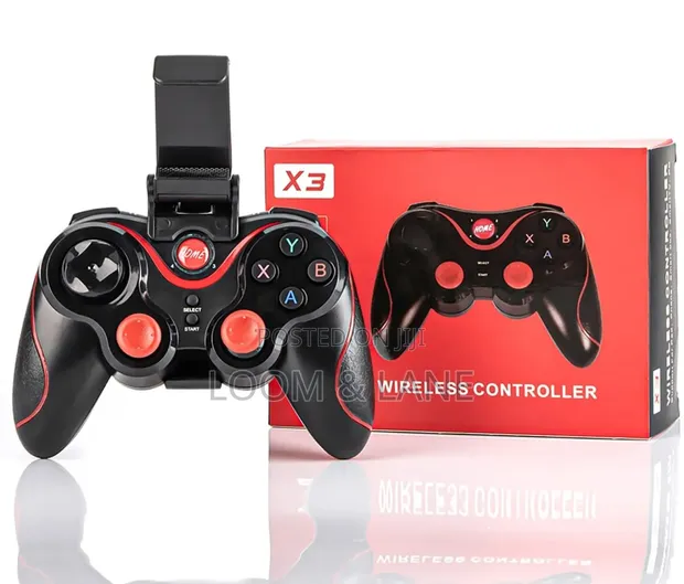 Bluetooth Wireless Game Pad with Phone Holder - 1