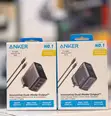 Anker 100W Smart Display USB-C Charger, 3-Port GaN - 1