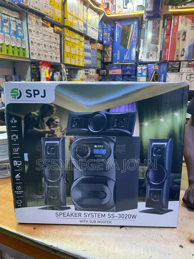 SPJ SS-3020W 3.1 Channel Multimedia Speaker System - 1