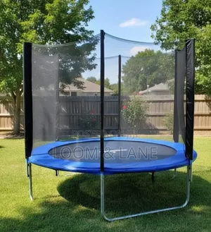 8ft Kids' Trampoline with Safety Enclosure Net