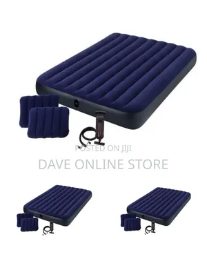 Intex 5x6 Inflatable Air Mattress with Pump and Pillows