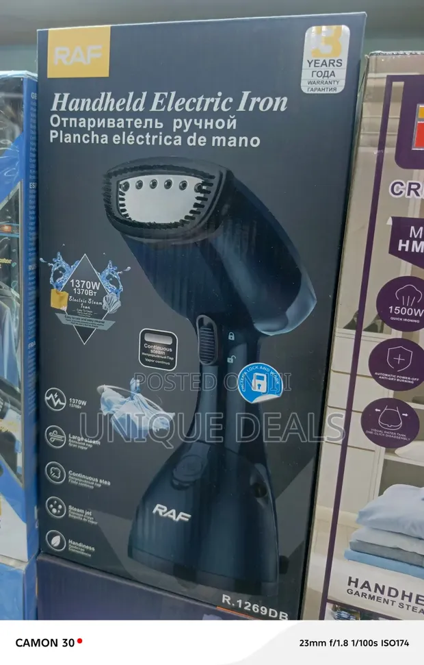 RAF R.1269DB Handheld Electric Iron - 1