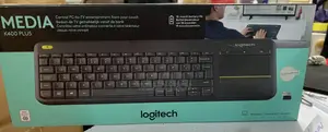 Logitech K400 Plus Wireless Media Keyboard with Touchpad