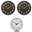 TIANSHUN Luxury Modern Wall Clock with 3D Numerals - 2