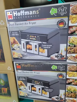12L Hoffman Dual Basket Air Fryer