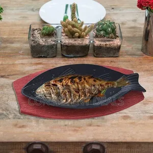 Cast Iron Fish Shaped Grill Pan