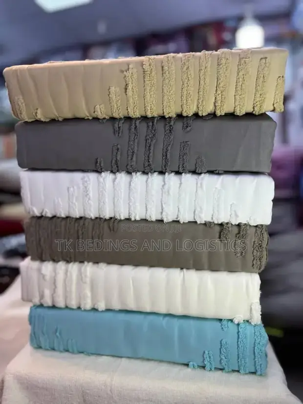 Striped Duvet Cover Set - Heavy Cotton - 1
