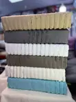 Striped Duvet Cover Set - Heavy Cotton - 1