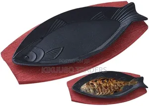 Fish Shaped Cast Iron Grill Pan