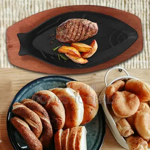 Cast Iron Fish Skillet & Sizzle Platter