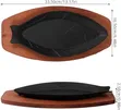 Cast Iron Fish Skillet & Sizzle Platter - 3