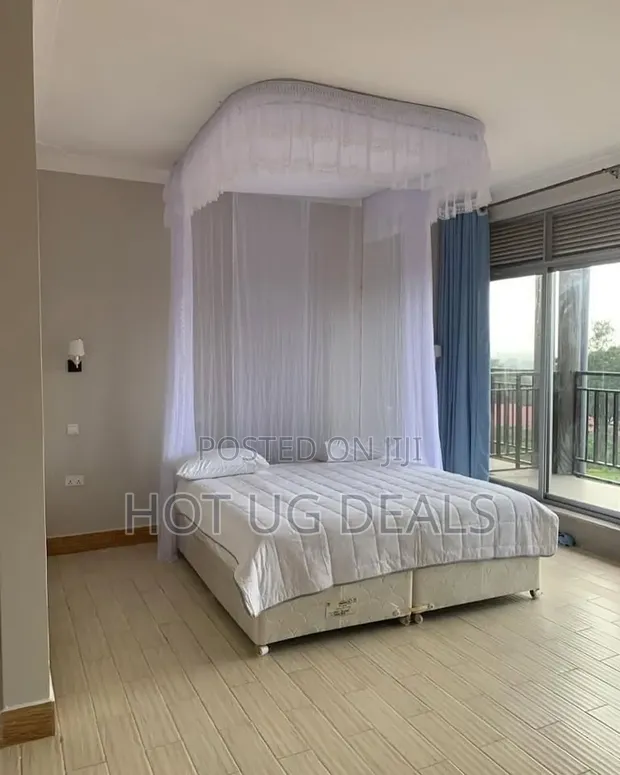 6x6 Luxury Wall Mounted Mosquito Net - White - 1